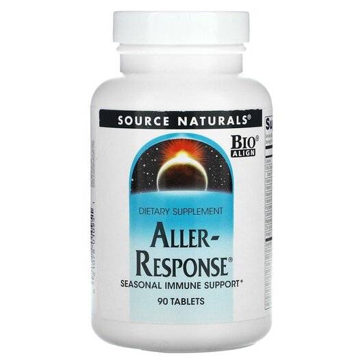 Основное фото товара Source Naturals, Поддержка аллергии, Aller-Response, 90 таблеток