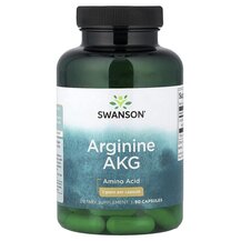 Arginine AKG 1 g L-Аргинин Swanson 90 капсул