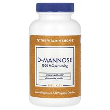 Д-манноза D-Mannose 1500 mg TheVitaminShoppe 120 капсул