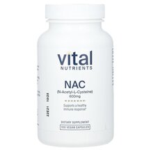 NAC N-ацетилцистеїн 600 мг NAC 600 mg Vital Nutrients NAC N-ацетилцистеїн 600 мг NAC 600 mg Vital Nutrients