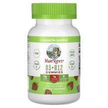 D3 + B12 Gummies Strawberry Витамин D3 MaryRuth's