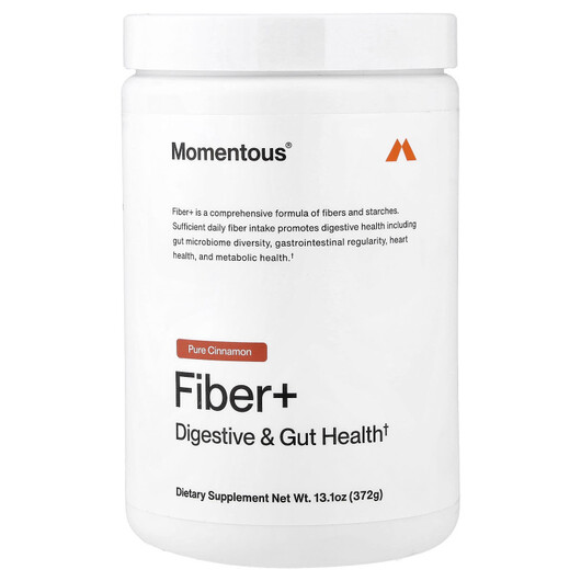 Основное фото товара Momentous, Конфеты с клетчаткой, Fiber+ Pure Cinnamon, 372 г