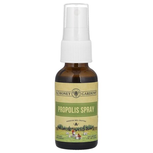 Основне фото товару Honey Gardens, Propolis Spray, Прополіс Спрей, 30 мл