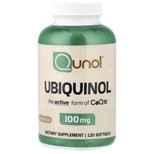 Убіхінол Ubiquinol 100 mg Qunol 120 капсул