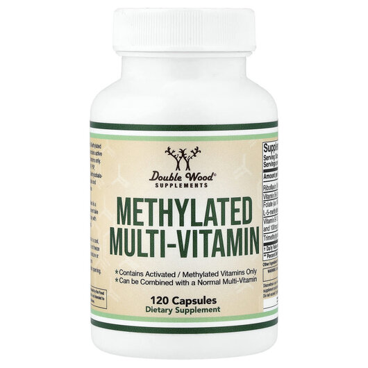Основне фото товару Methylated Multi-Vitamin Основне фото товару Methylated Multi-Vitamin, Мультивітаміни, 120 капсул