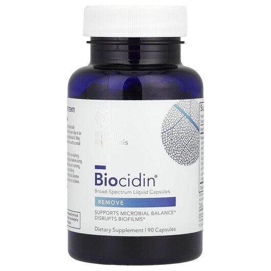 Основне фото товару Biocidin Broad-Spectrum Capsules Основне фото товару Biocidin Broad-Spectrum Capsules, Підтримка травної системи, 90 к