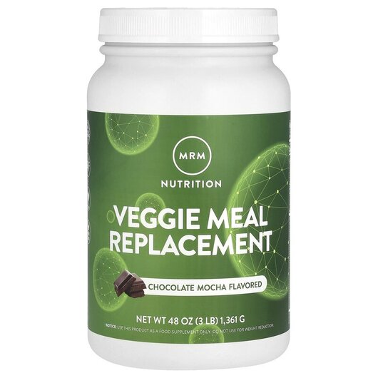 Основное фото товара MRM, Заменитель еды, Veggie Meal Replacement Chocolate Mocha, 136