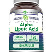 Фото товару Amazing Formulas Alpha Lipoic Acid, Альфа-ліпоєва кислота, 120 ка