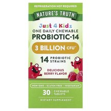 Just 4 Kidz Chewable Probiotic Пробиотики Nature's Truth