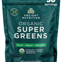 Organic Super Greens Powder Супергринс Ancient Nutrition
