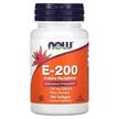 Фото товара E-200 134 mg 200 IU Фото товара NOW Foods, Витамин E Токоферолы, E-200 134 mg 200 IU, 100 капсул