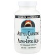 Фото товару Acetyl L-Carnitine & Alpha-Lipoic Acid Фото товару Acetyl L-Carnitine & Alpha-Lipoic Acid, L-Карнітин, 120 табле