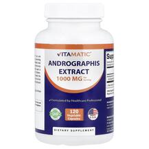 Andrographis Extract Андрографис Vitamatic 120 капсул Andrographis Extract Андрографис Vitamatic 120 капсул