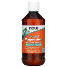 Магній Liquid Magnesium with Trace Minerals NOW Foods