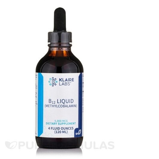Основне фото товару B12 Liquid Methylcobalamin 5000 mcg, Метилкобаламін B12, 120 мл