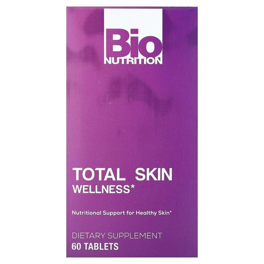 Основное фото товара Bio Nutrition, Кожа ногти волосы, Total Skin Wellness, 60 таблето