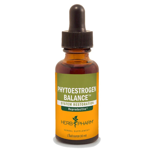 Основне фото товару Phytoestrogen Balance Основне фото товару Herb Pharm, Phytoestrogen Balance, Підтримка естрогену, 30 мл