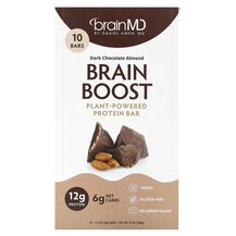 Протеїн Brain Boost Plant-Powered Protein Bar Dark Almond Протеїн Brain Boost Plant-Powered Protein Bar Dark Almond