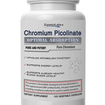 Хром Chromium Picolinate Superior Labs 120 капсул