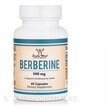 Фото товару Berberine 500 mg Фото товару Double Wood, Berberine 500 mg, Берберин, 60 капсул