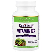 Earth's Blend Vitamin D3 5000 IU Витамин D3 Paradise Herbs Earth's Blend Vitamin D3 5000 IU Витамин D3 Paradise Herbs