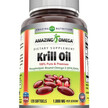 Фото товару Amazing Omega Krill Oil, Олія Антарктичного Кріля, 120 капсул