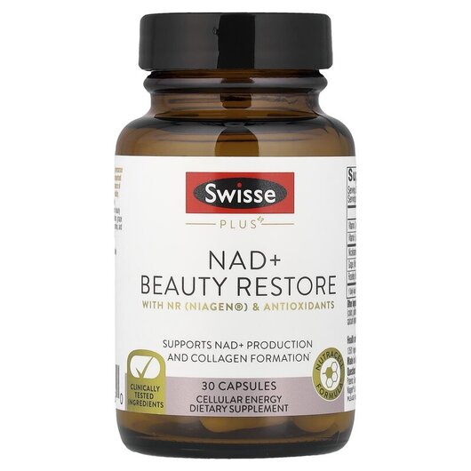 Основное фото товара Swisse, Поддержка сна, NAD + Beauty Restore, 30 капсул