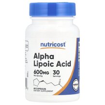 Alpha Lipoic Acid 600 mg Альфа-липоевая Nutricost