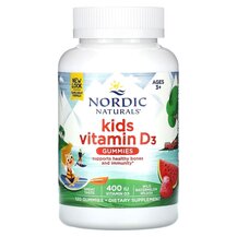 Vitamin D3 Gummies Kids 400 IU Витамин D3 Nordic Naturals