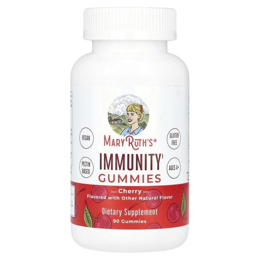 Основне фото товару MaryRuth's, Immunity Gummies Cherry, Підтримка імунітету, 90