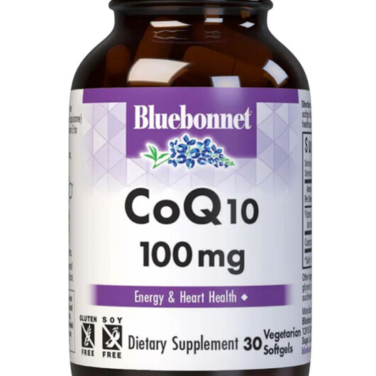 Основне фото товару CoQ10 Основне фото товару Bluebonnet Nutrition, CoQ10, Коензим CoQ10, 30 капсул