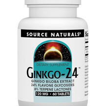 Ginkgo-24 Biloba Extract Гинкго Билоба Source Naturals