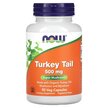 Фото товара NOW Foods, Грибы Хвост Индейки, Turkey Tail 250 mg, 90 капсул