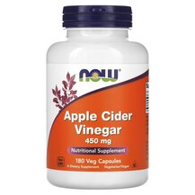 Яблучний оцет 450 мг Apple Cider Vinegar 450 mg NOW Foods Яблучний оцет 450 мг Apple Cider Vinegar 450 mg NOW Foods