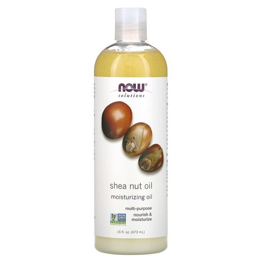 Основне фото товару NOW Foods, Solutions Shea Nut Oil Pure Moisturizing Oil, Крем, 47