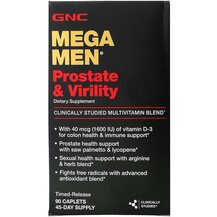 Mega Men Prostate & Virility Витамины Мега Мен GNC Mega Men Prostate & Virility Витамины Мега Мен GNC