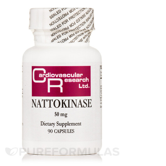 Основне фото товару Nattokinase 50 mg Основне фото товару Ecological Formulas, Nattokinase 50 mg, Наттокіназа, 90 капсул