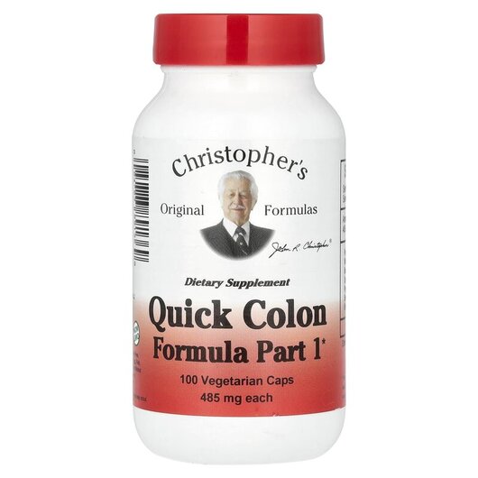 Основное фото товара Детоксикация кишечника 485 мг, Quick Colon Formula, 100 капсул