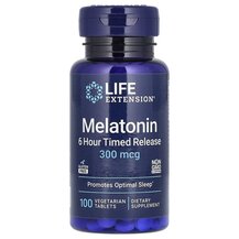 Мелатонін 300 мкг Melatonin 6 Hour Timed Release Life Мелатонін 300 мкг Melatonin 6 Hour Timed Release Life