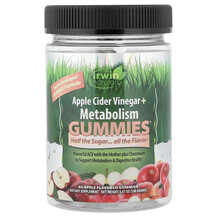 Оцет Apple Cider Vinegar + Metabolism Gummies Apple Irwin