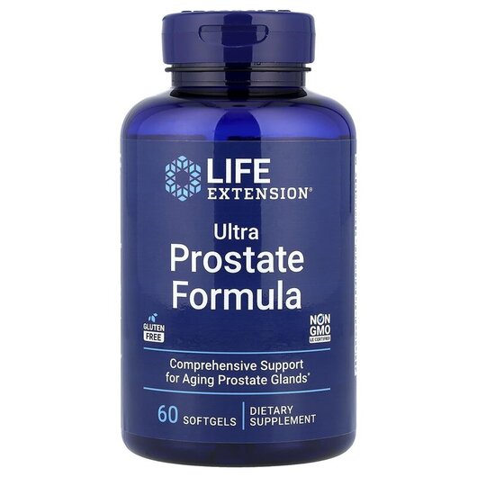 Основне фото товару Life Extension, Ultra Prostate Formula, Підтримка простати, 60 ка