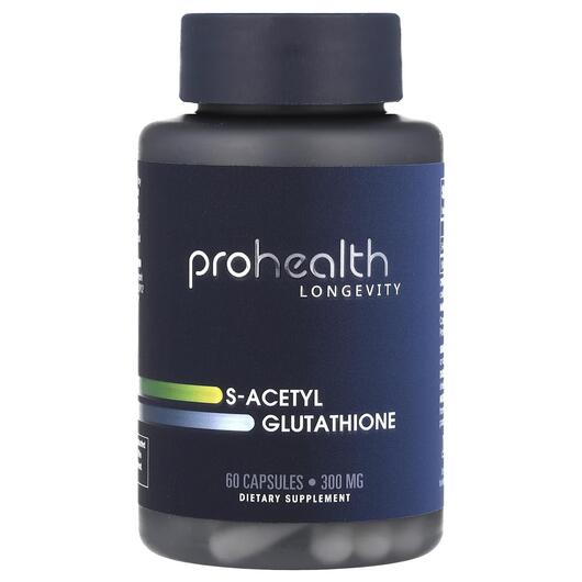 Основное фото товара Emothion S-Acetyl Glutathione 300 mg Основное фото товара ProHealth Longevity, Глутатион, S-Acetyl Glutathione 300 mg, 60 к