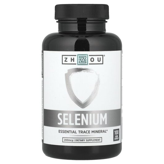 Основное фото товара Zhou Nutrition, Селен, Selenium 200 mcg, 100 капсул