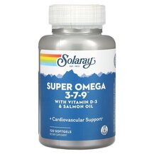 Super Omega 3-7-9 with Vitamin D-3 & Salmon Oil Масло