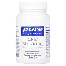 Мультивітаміни O.N.E. Multivitamin 60 Pure Encapsulations Мультивітаміни O.N.E. Multivitamin 60 Pure Encapsulations