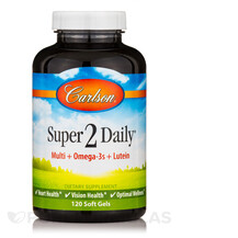 Super 2 Daily Омега 3 Carlson 120 капсул Super 2 Daily Омега 3 Carlson 120 капсул