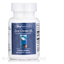 Цитрат Цинку Zinc Citrate 25 mg Allergy Research Group