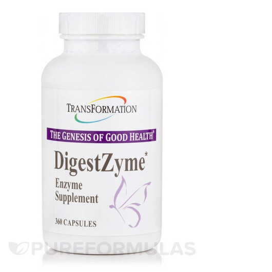Основне фото товару Transformation Enzymes, DigestZyme, Ферменти, 360 капсул