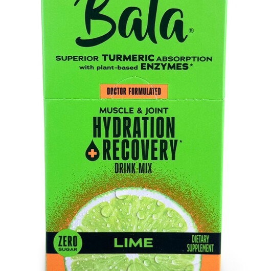 Основное фото товара Hydration + Recovery Drink Mix Lime Flavor Основное фото товара Bala, Восстановление, Hydration + Recovery Drink Mix Lime Flavor,