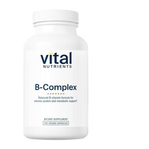 B-Complex B-комплекс Vital Nutrients 120 капсул B-Complex B-комплекс Vital Nutrients 120 капсул